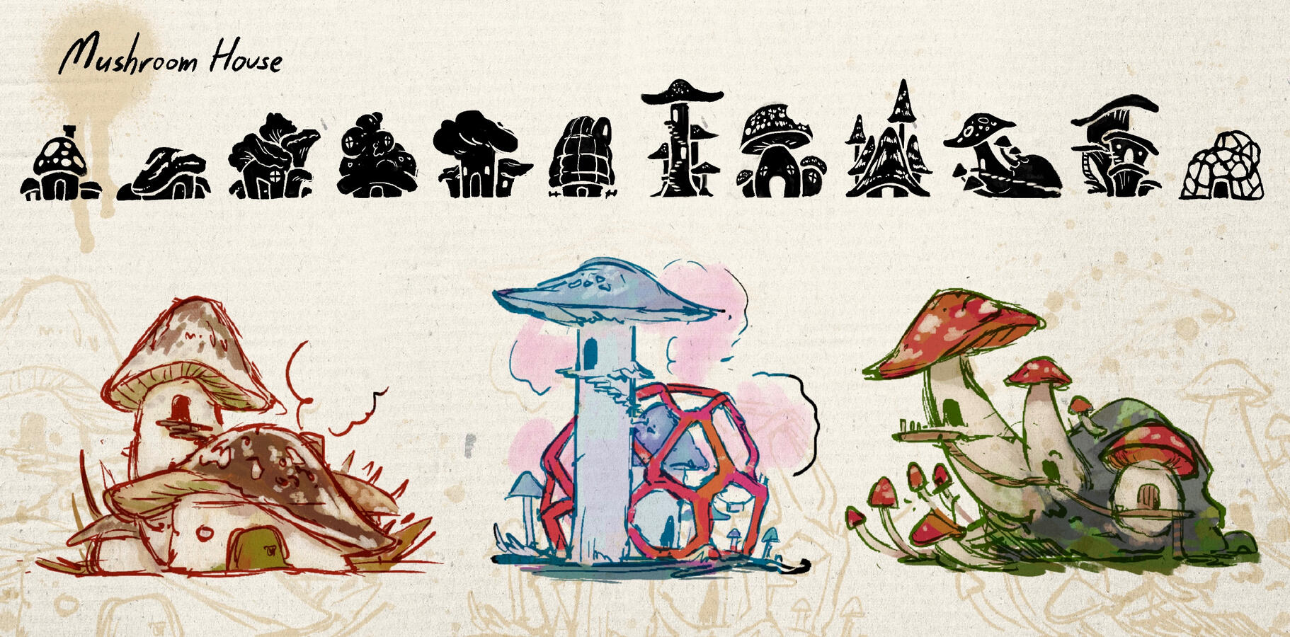Mushroom House Ideations